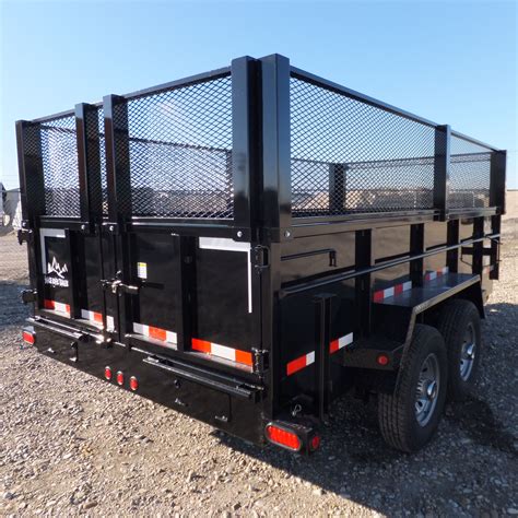 dump trailers metal side panels fabricate|dump trailer wall plans.